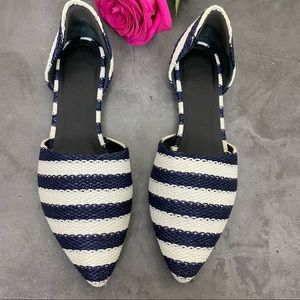 Jenny Kanye  striped flats